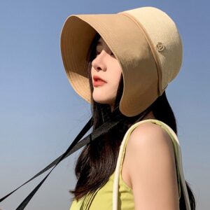 Sunshade Dome Wide-brimmed Face-covering Bucket Hat